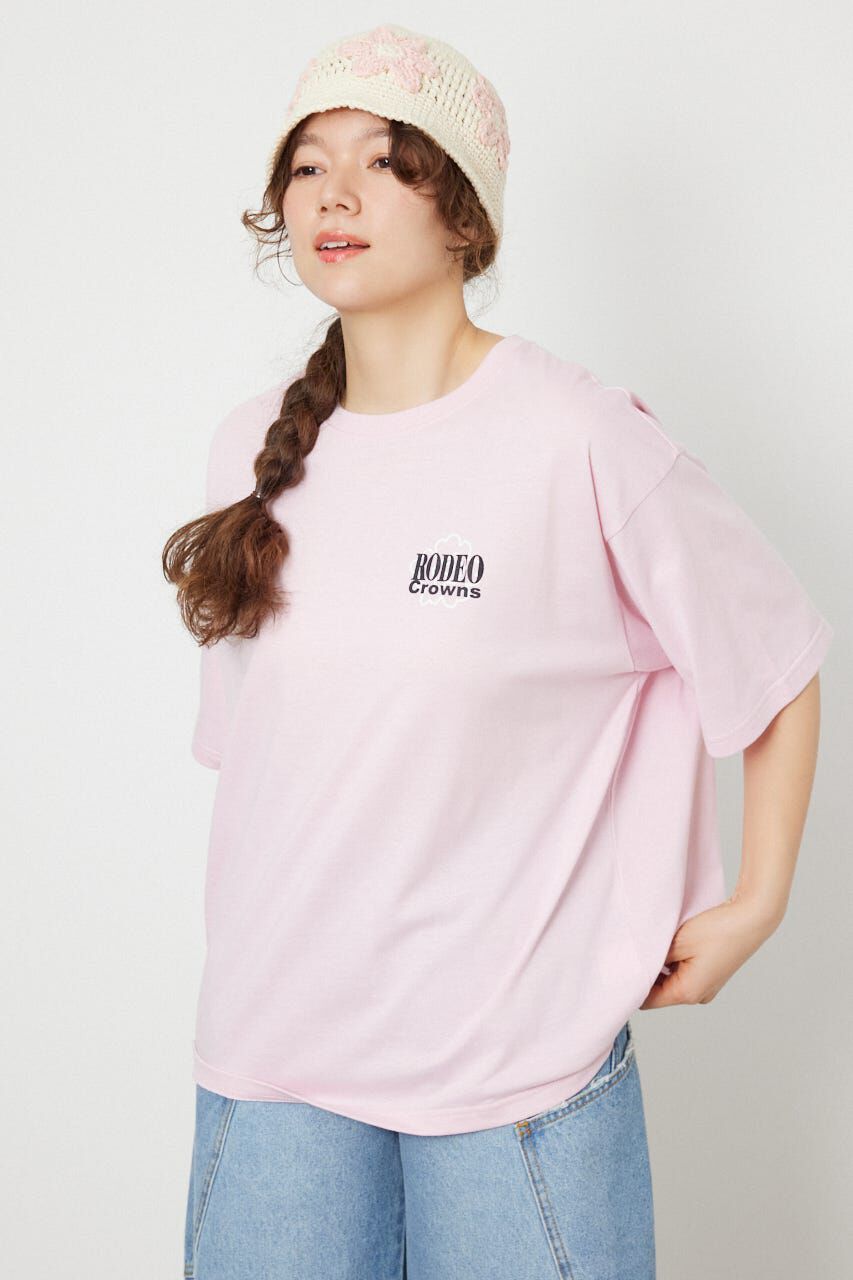 RODEO CROWNS「Flower Bloom Embroidery Tシャツ」|Tシャツ・カットソー|