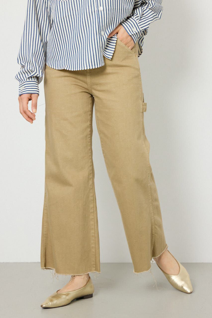 RODEO CROWNS「ペインターフレアパンツ」|デニム|BEG