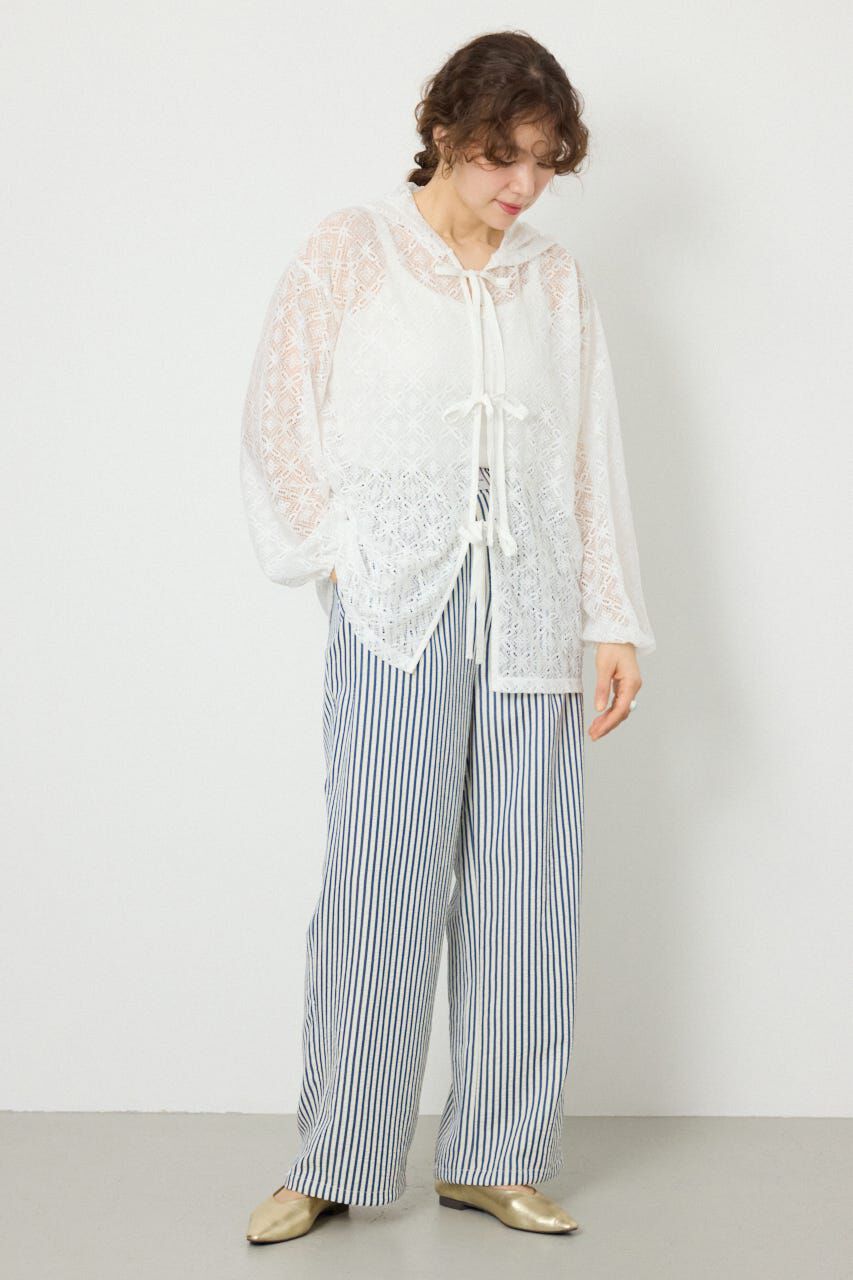 RODEO CROWNS「メッシュフーディカーディガン」|カーディガン|