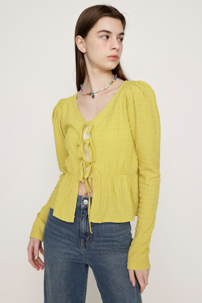 SLY「2WAY SWELLING JQ PUFF トップス」|Tシャツ・カットソー|