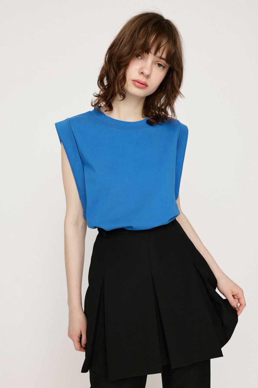 SLY「ROLL UP SLEEVE BOX トップス」|タンクトップ|