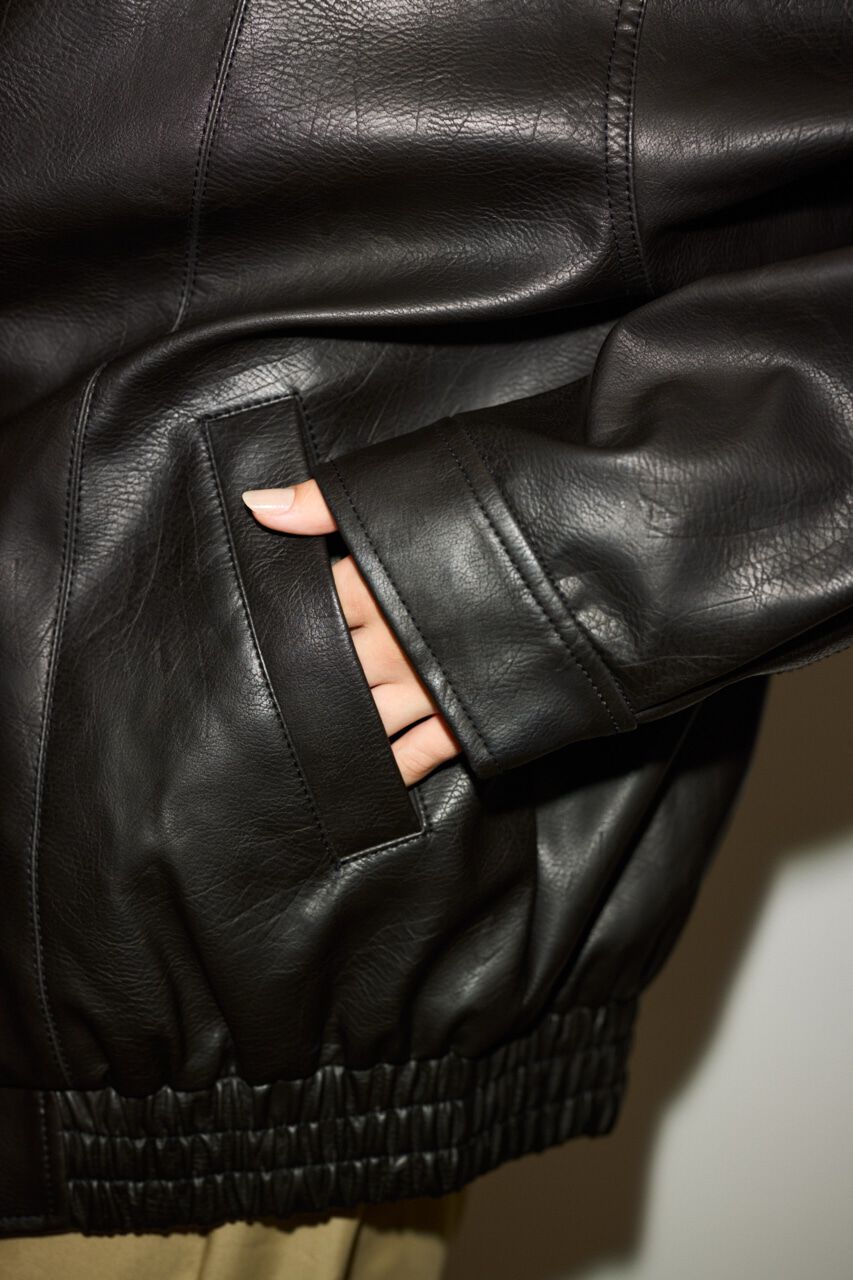 SLY「PAD IN F／LEATHER ジャケット」|その他|