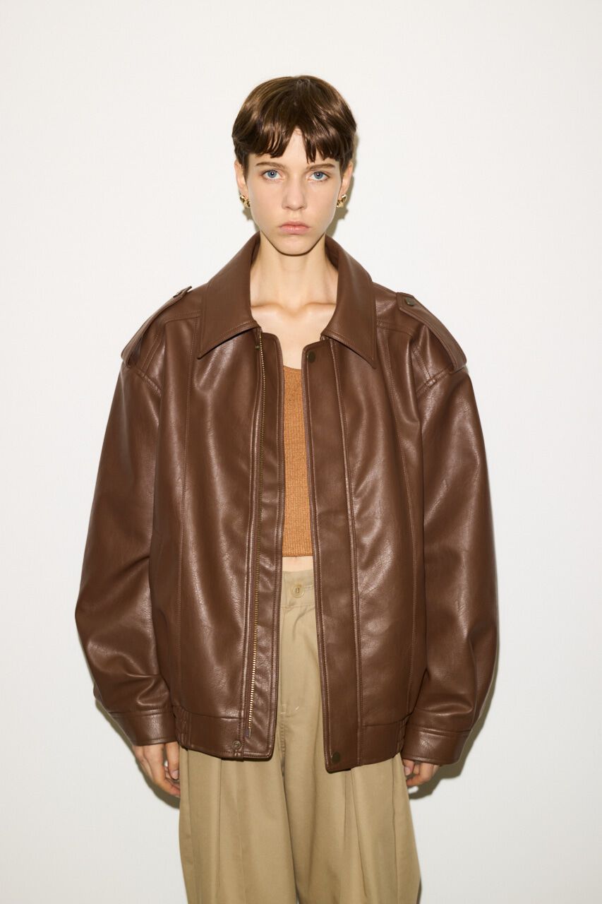 SLY「PAD IN F／LEATHER ジャケット」|その他|