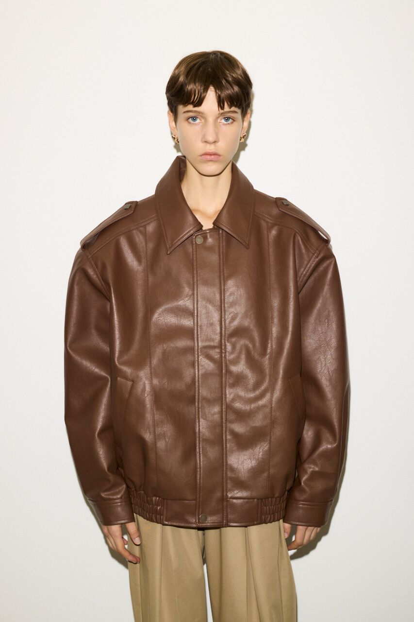 SLY「PAD IN F／LEATHER ジャケット」|その他|