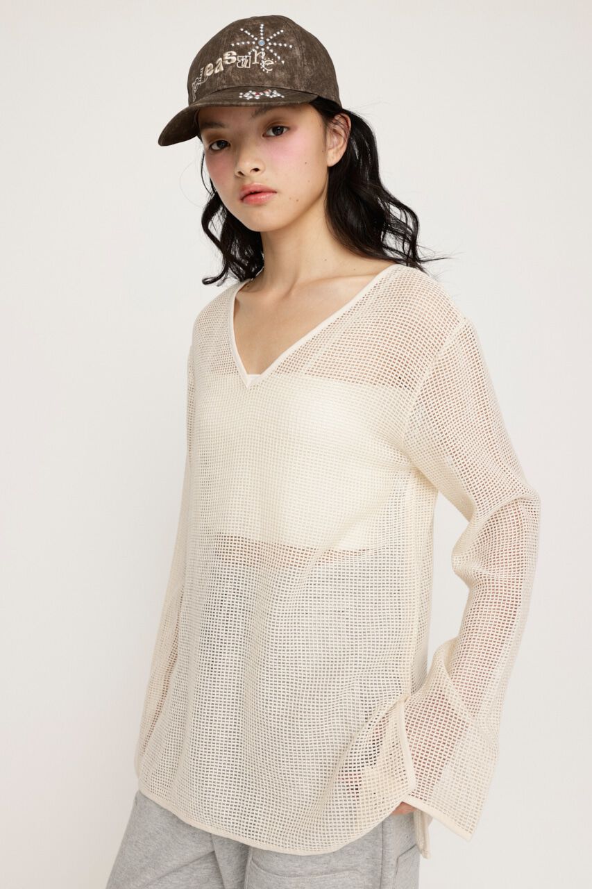 SLY「COTTON MESH 2WAY トップス」|シャツ・ブラウス|