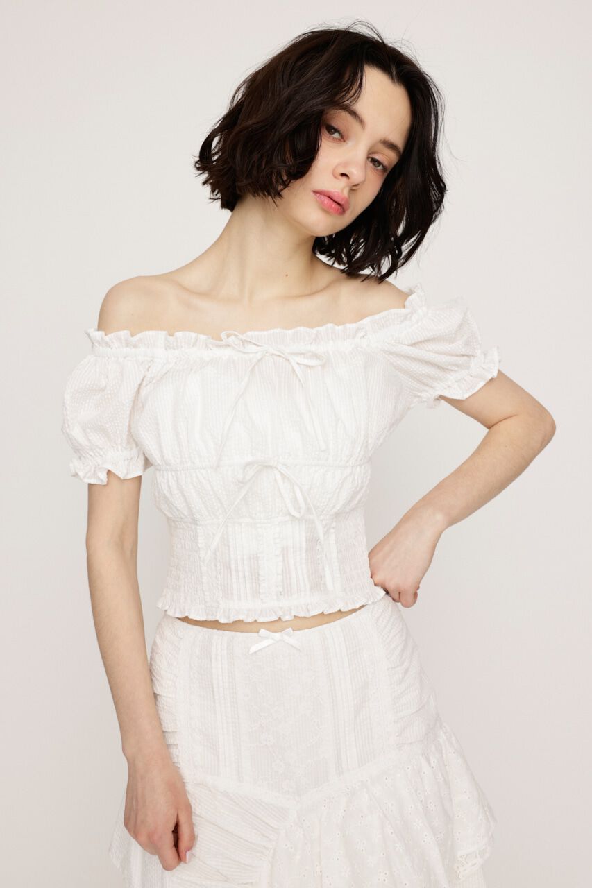 SLY「COTTON LACE トップス」|シャツ・ブラウス|