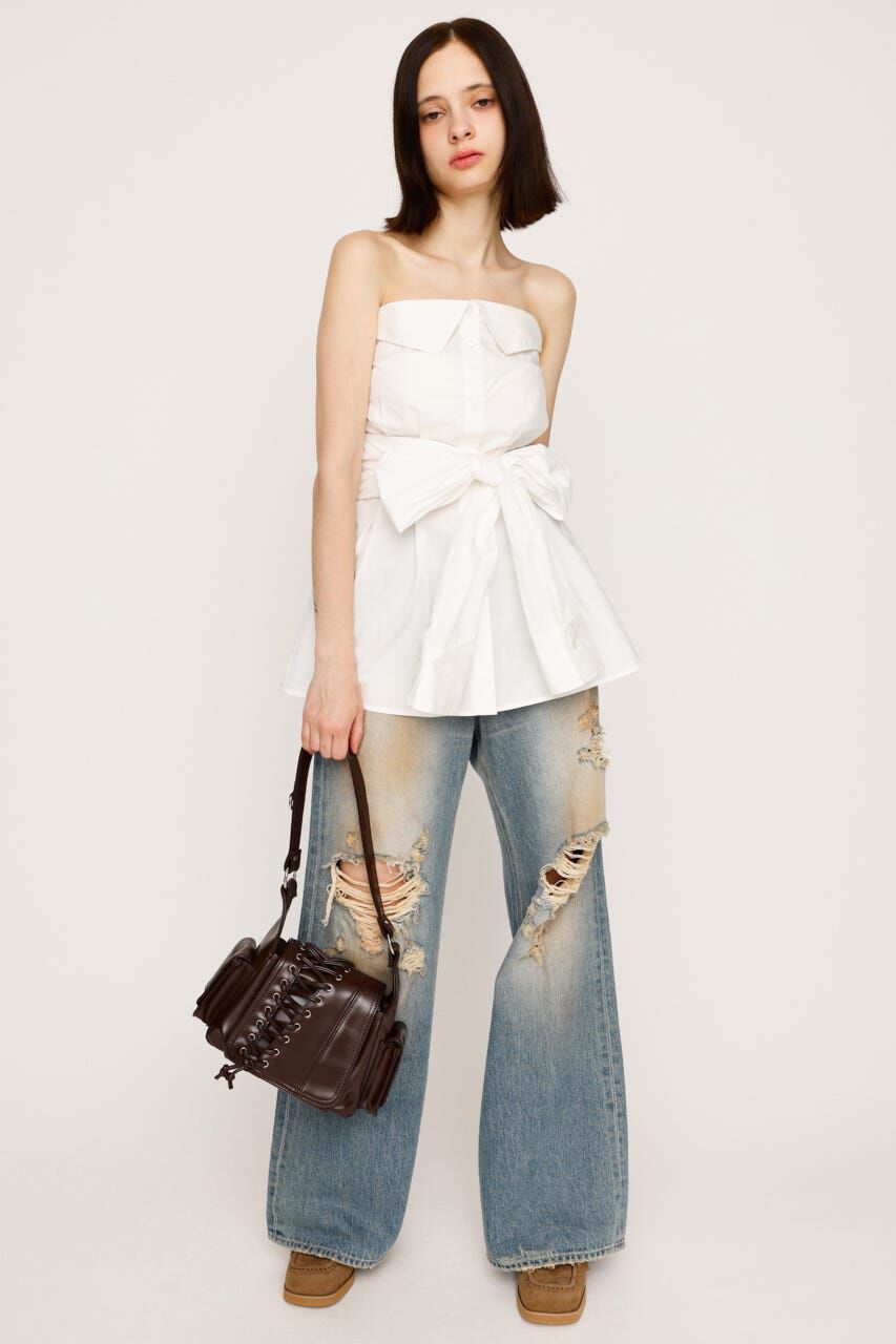 SLY「SHIRT DETAIL CAMI トップス」|キャミソール|