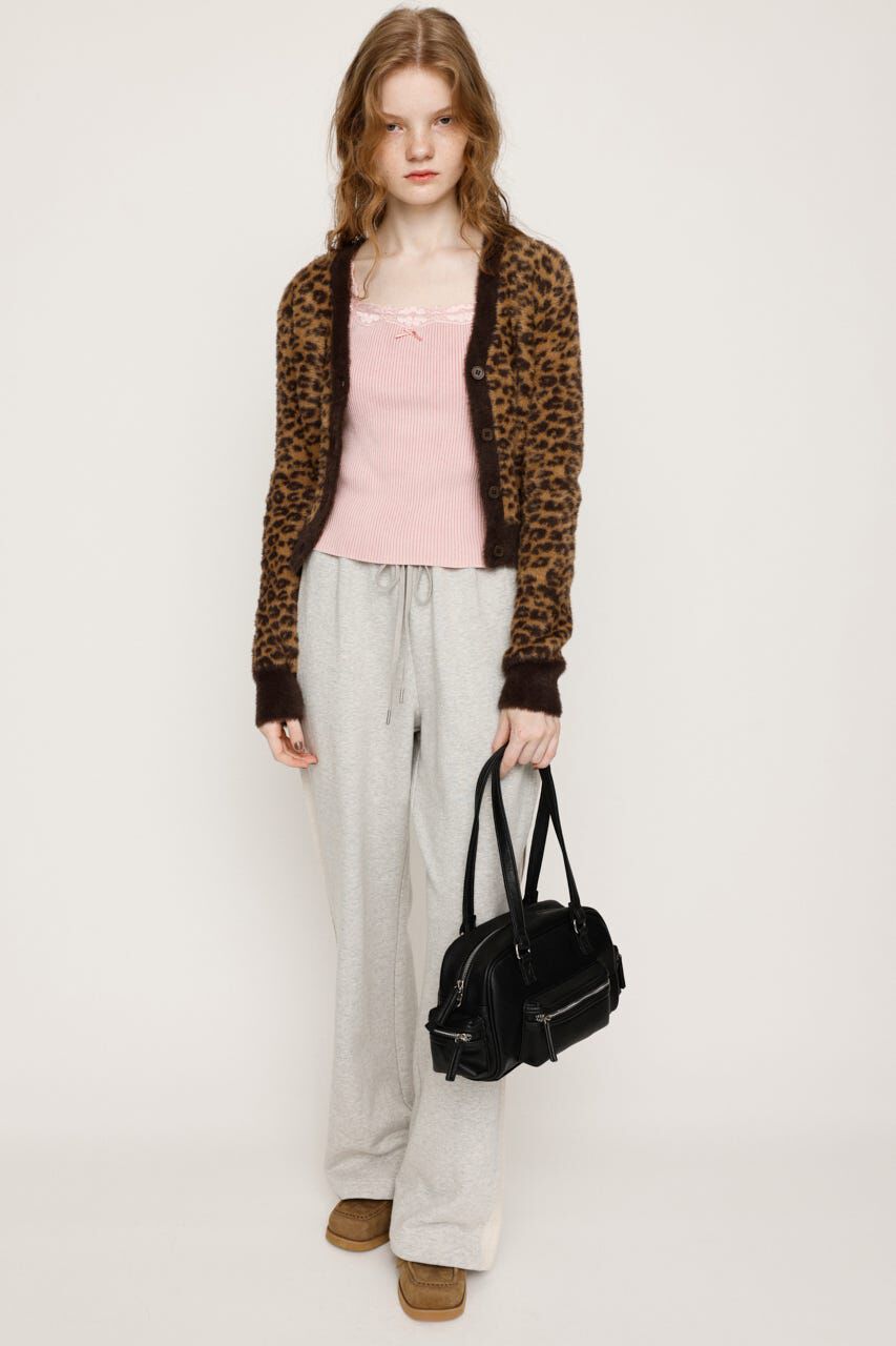 SLY「MINI SHAGGY V／N カーディガン」|カーディガン|