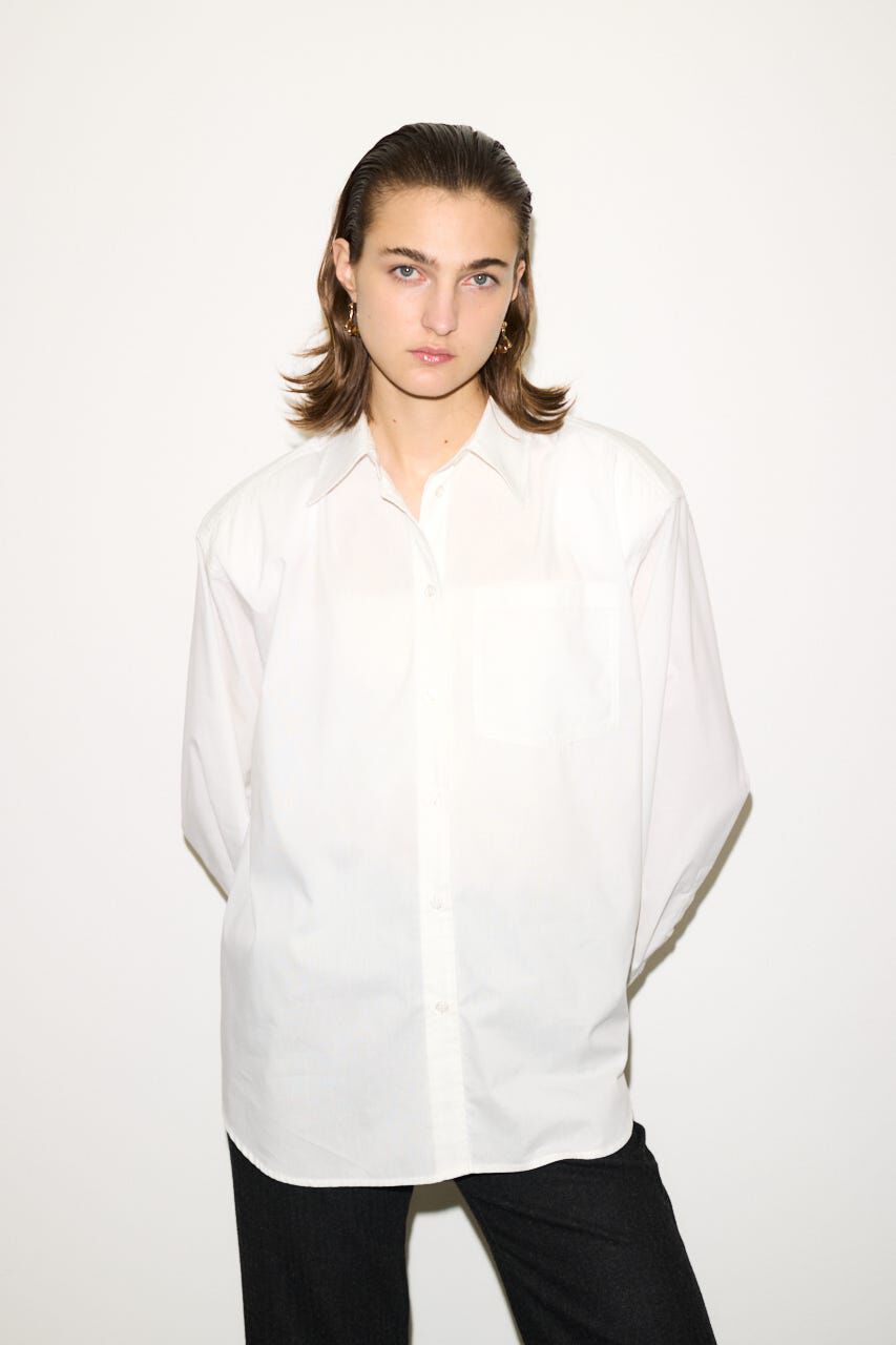 SLY「SHOULDER PAD IN シャツ」|シャツ・ブラウス|O/WHT1