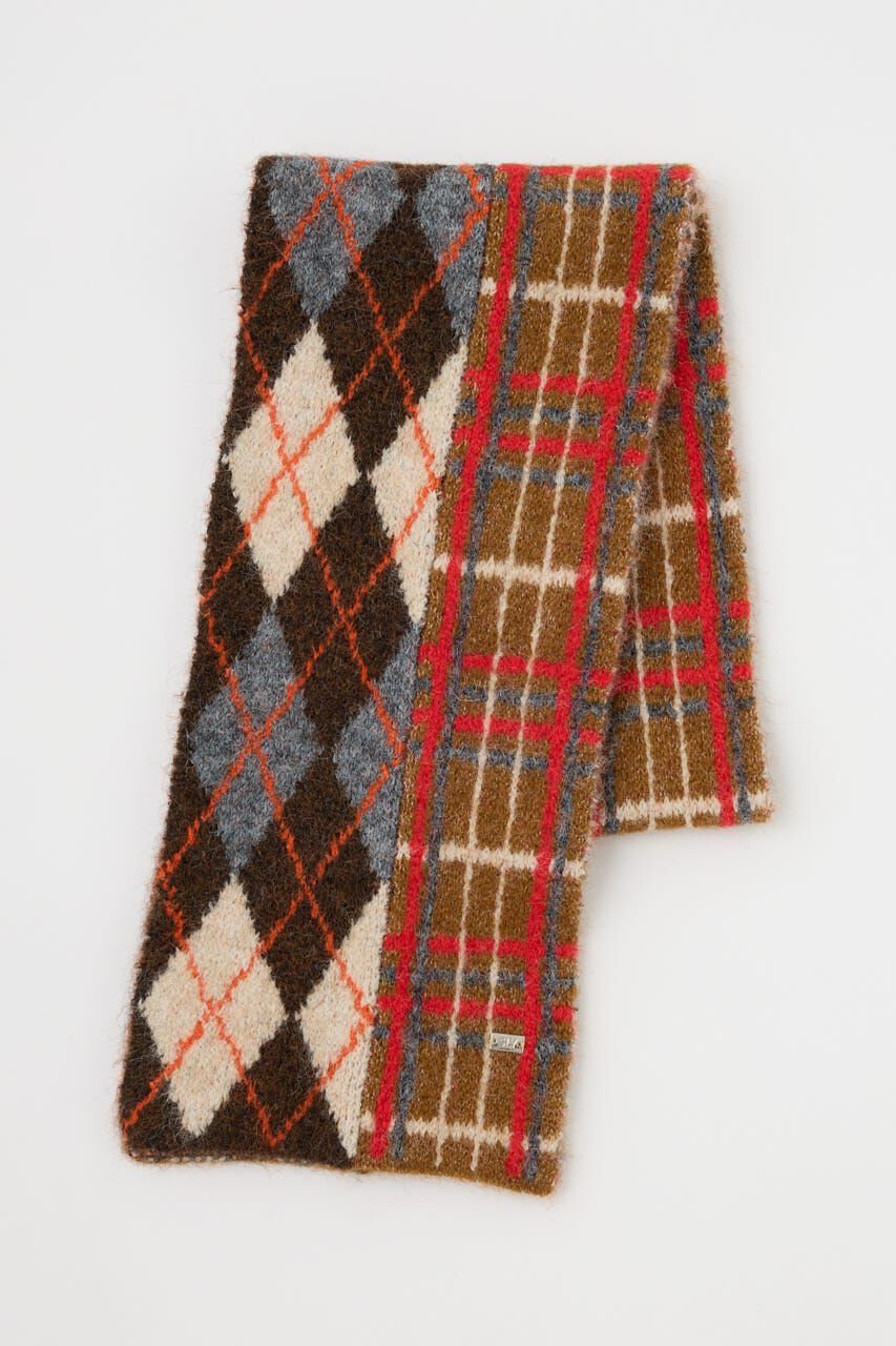 SLY「ARGYLE MIX JQ KNIT STALL」|その他|M/BRN7