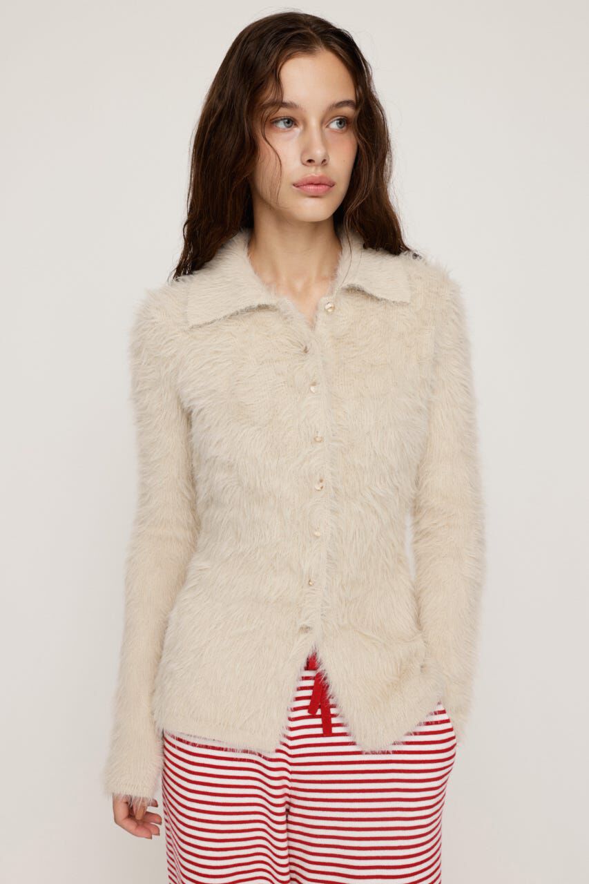 SLY「WAIST SHAPE KNIT カーディガン」|カーディガン|IVOY3