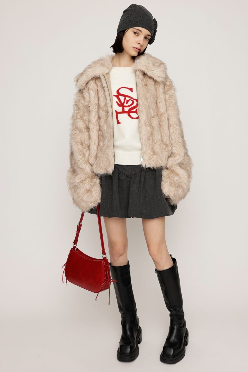 SLY「LOGO JQ KNIT トップス」|ニット・セーター|