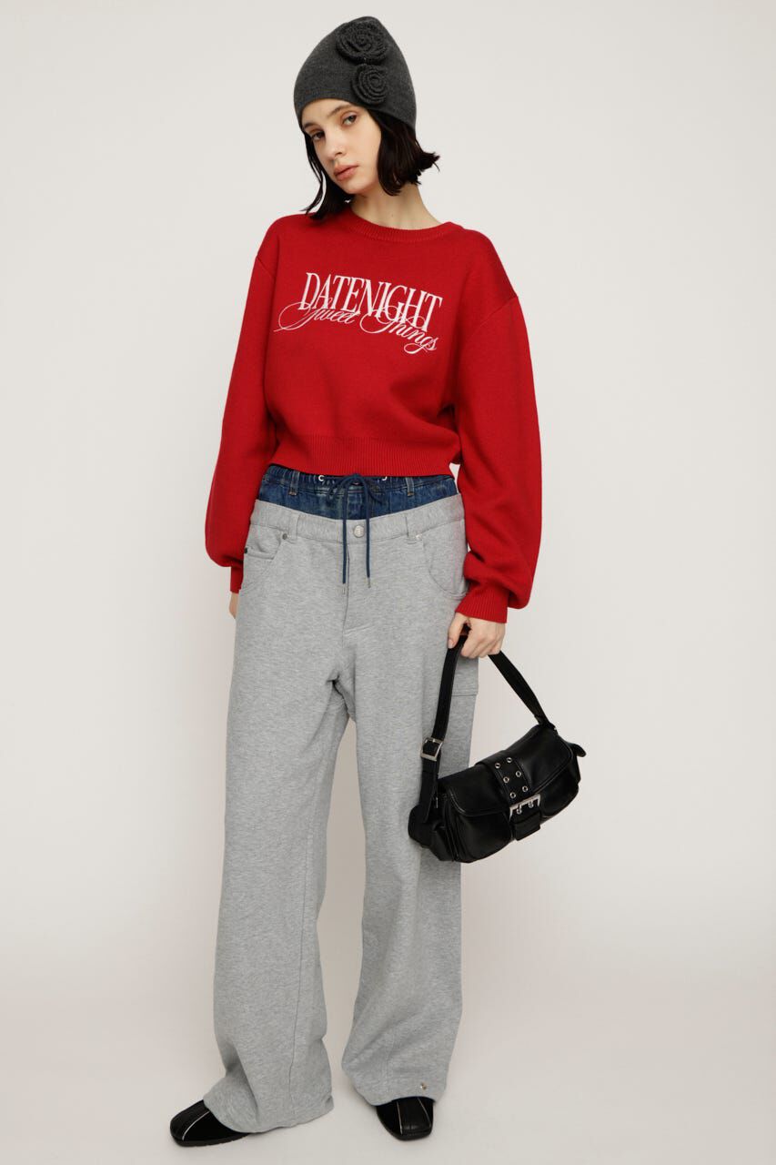 SLY「LAYERED WAIST DOCKING CUT パンツ」|その他|