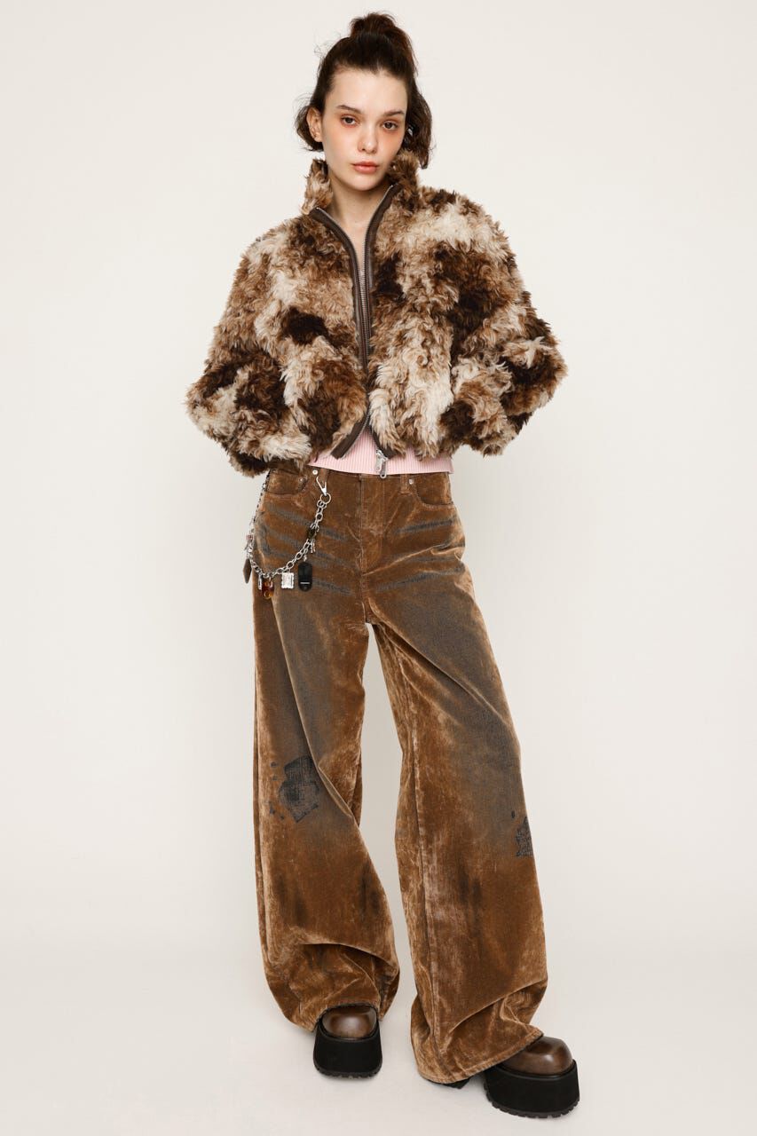 SLY「CURLED BOA ブルゾン」|ブルゾン・スタジャン|