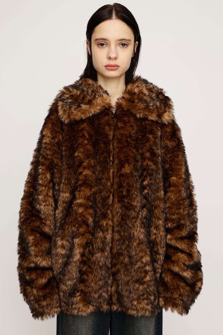 SLY「BIG COLLAR FUR コート」|その他|