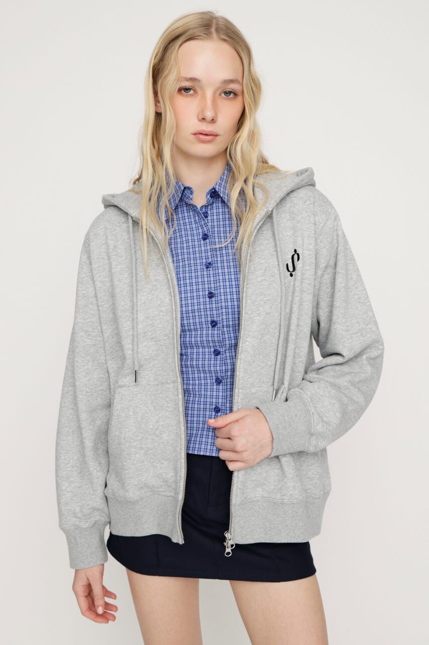 SLY「S. HOODIE ZIP パーカー」|パーカー|T.GRY