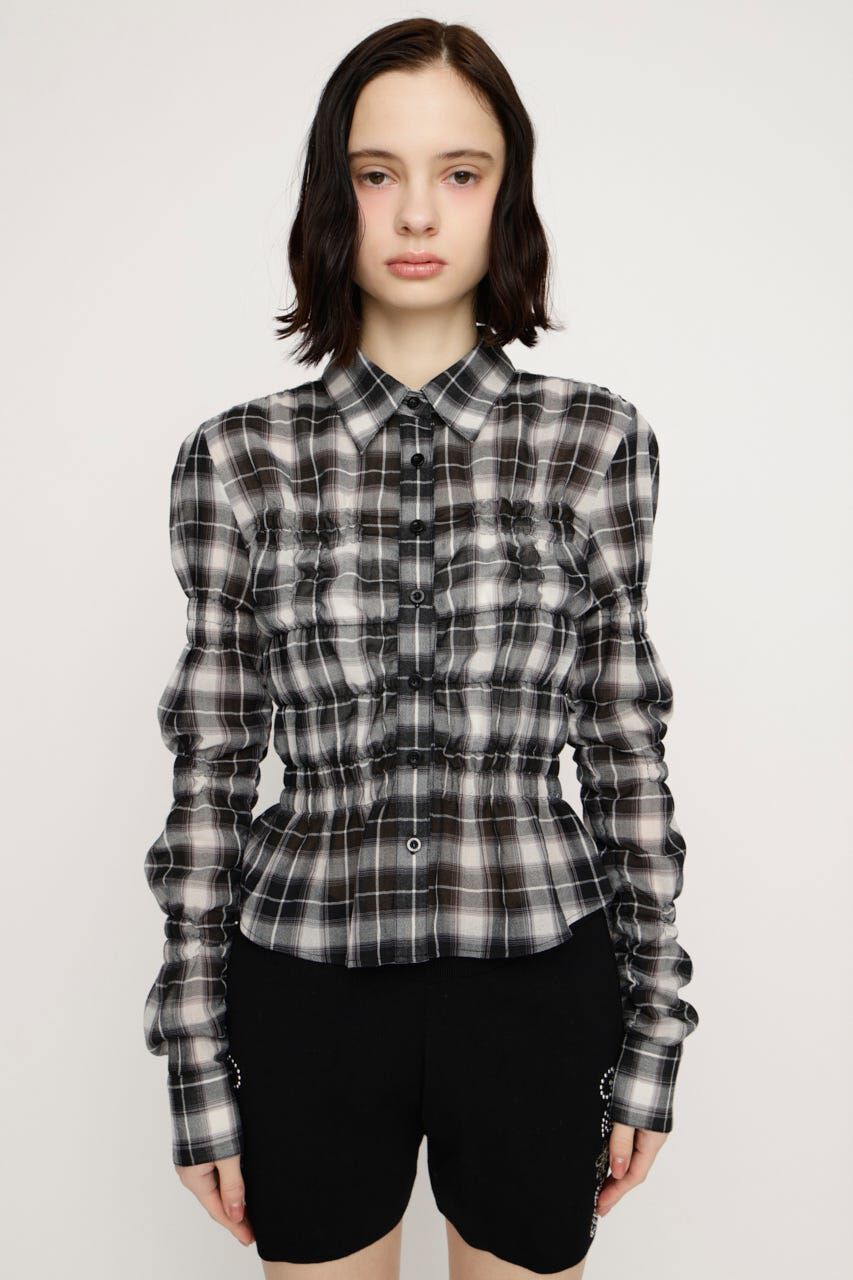 SLY「RANDOM SHIRRING トップス」|シャツ・ブラウス|