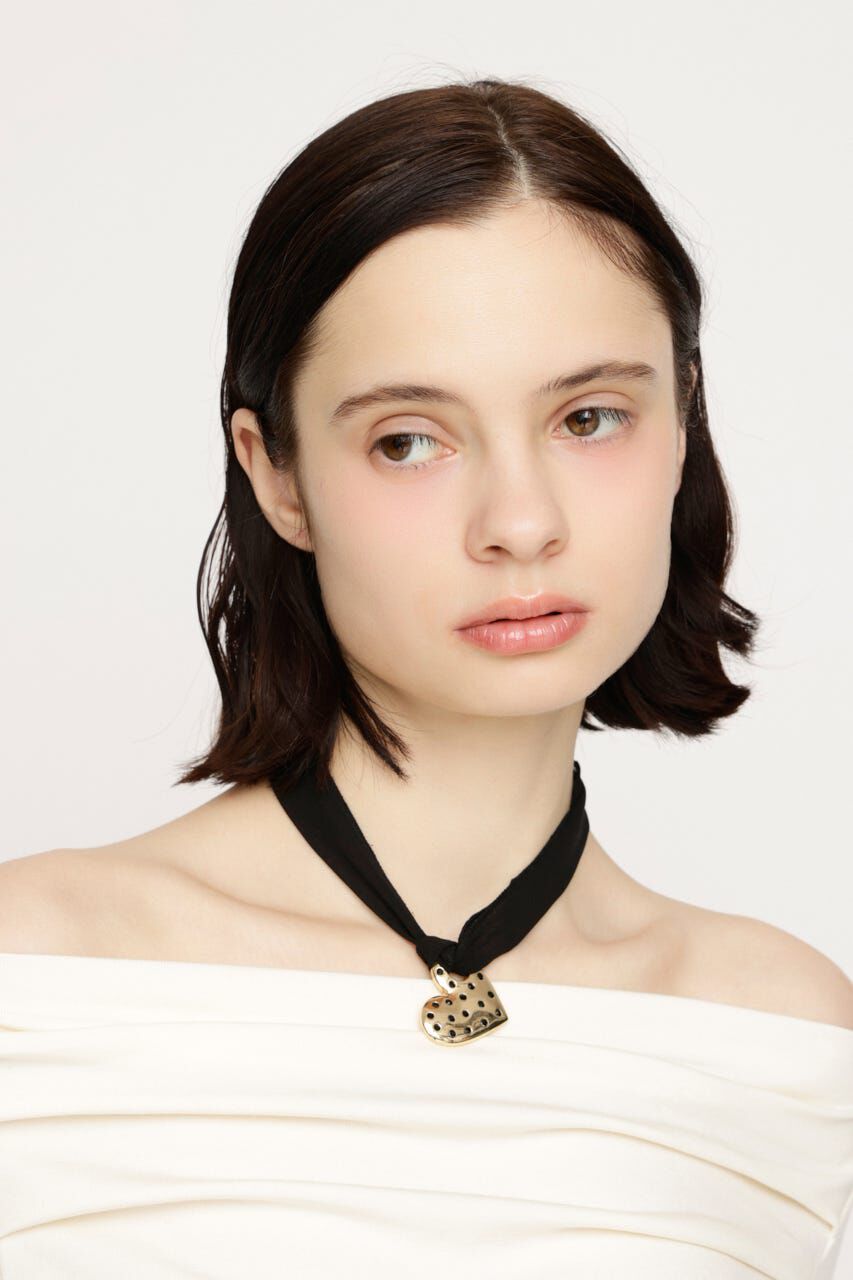 SLY「RHINESTONE HEART チョーカー」|ネックレス|