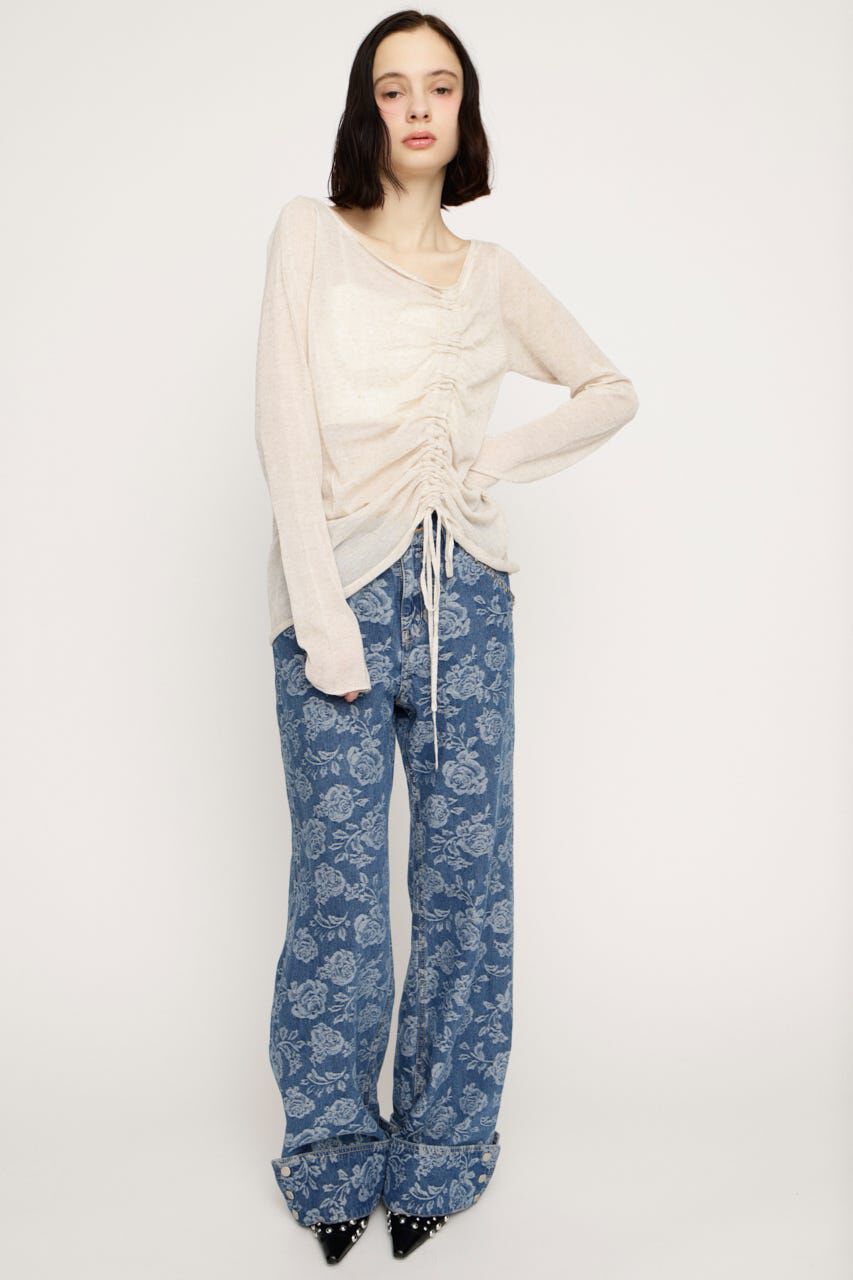 SLY「SHEER KNIT トップス」|ニット・セーター|