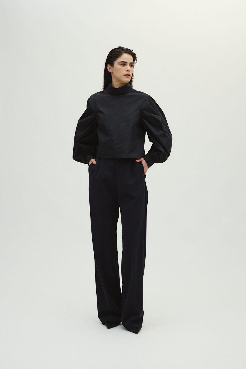 RIM.ARK 「Folded neck tuck blouse」|シャツ・ブラウス|