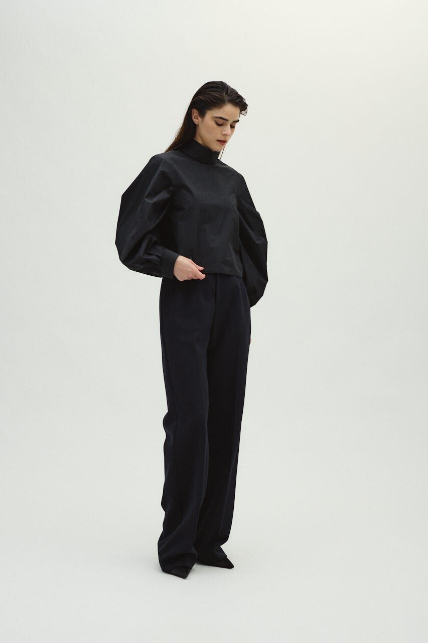 RIM.ARK 「Folded neck tuck blouse」|シャツ・ブラウス|