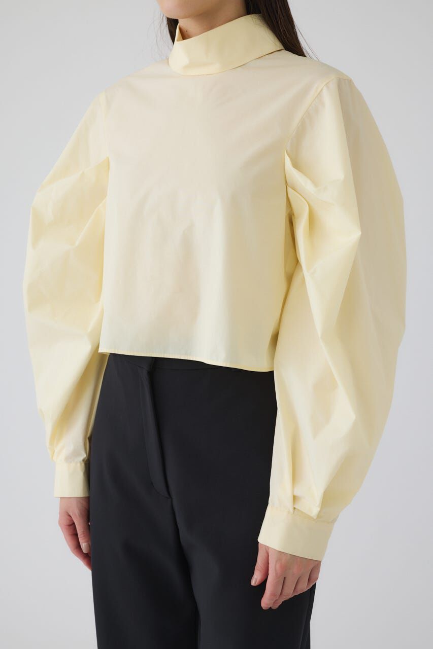 RIM.ARK 「Folded neck tuck blouse」|シャツ・ブラウス|