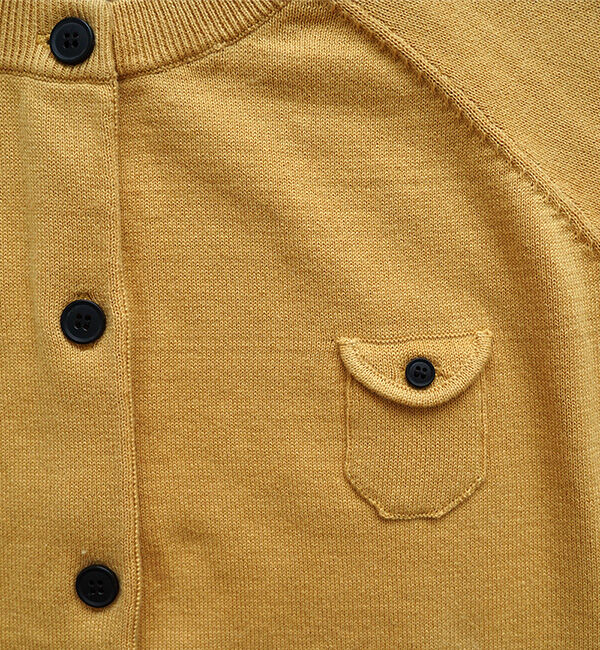 休日と詩「小さなポケットのカーディガン」|カーディガン|