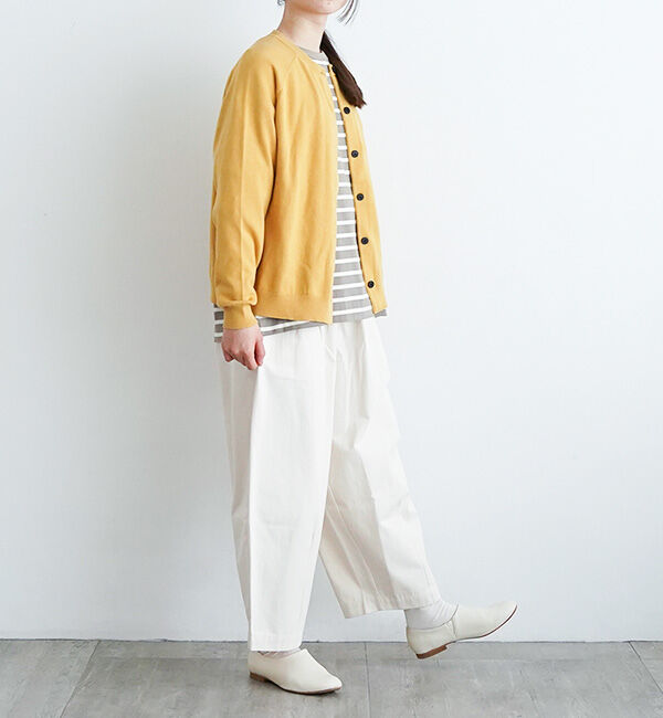 休日と詩「小さなポケットのカーディガン」|カーディガン|