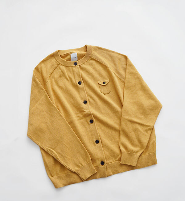 休日と詩「小さなポケットのカーディガン」|カーディガン|