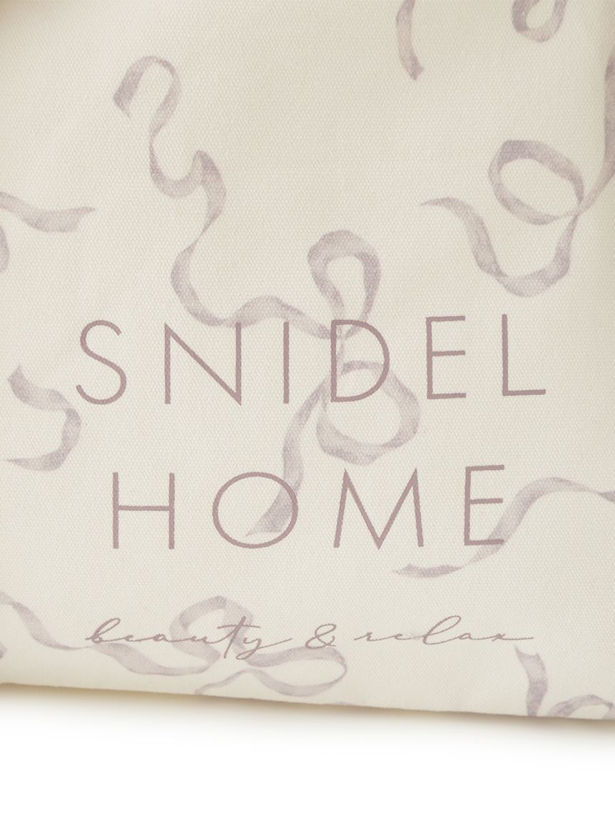 SNIDEL HOME「オーガニックキャンバストート-BIG-（RIBBON）」|トートバッグ|