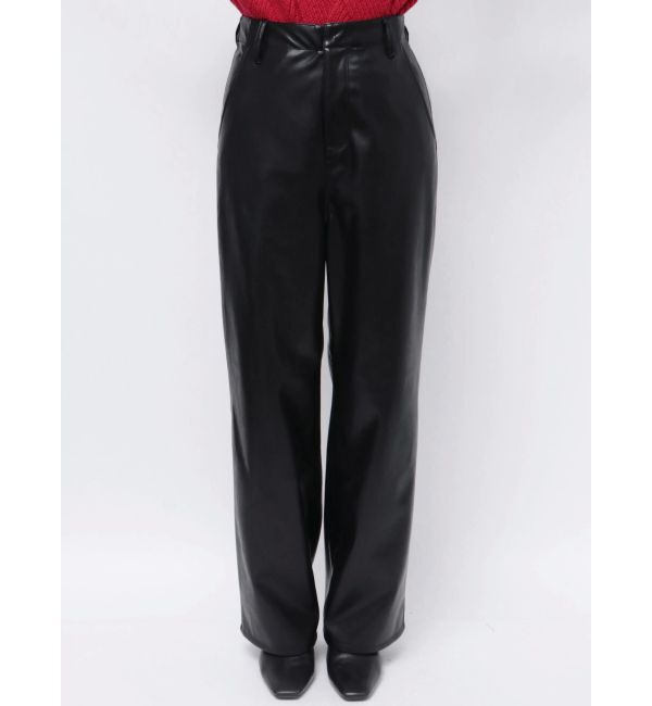 ELENDEEK「WIDE STRAIGHT LEATHER PT」|その他|