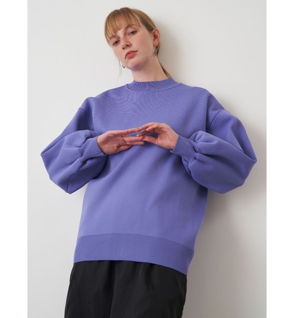 ELENDEEK「FORM SLEEVE OVER KT」|ニット・セーター|パープル