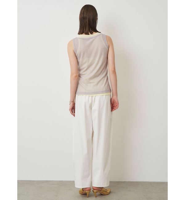 ELENDEEK「SHEER LAYERED TANK」|タンクトップ|