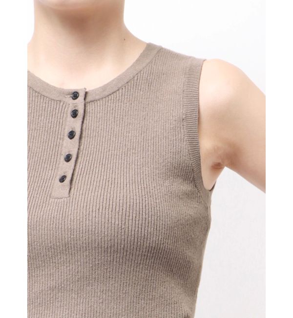 ELENDEEK「HENRY NECK RIB KT」|タンクトップ|