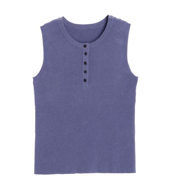 ELENDEEK「HENRY NECK RIB KT」|タンクトップ|