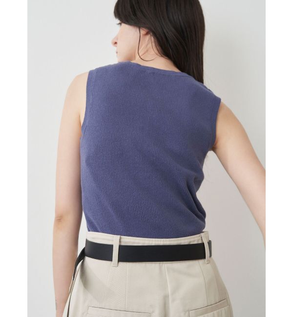 ELENDEEK「HENRY NECK RIB KT」|タンクトップ|