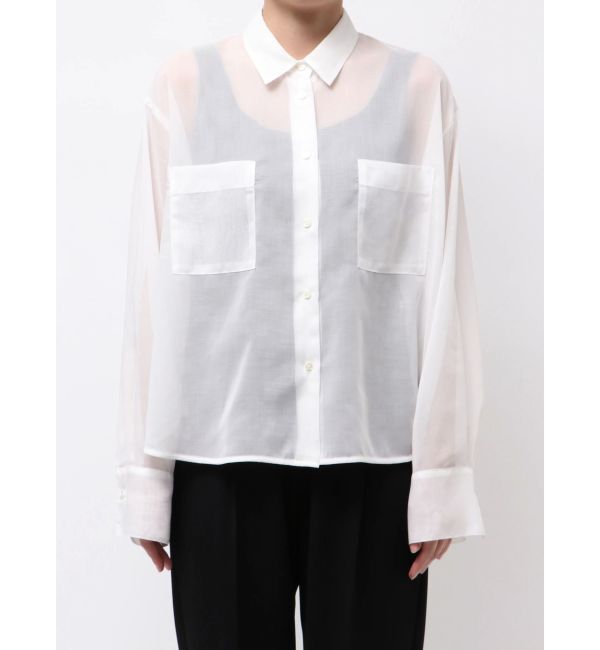ELENDEEK「OVER SIZE SHEER SH」|シャツ・ブラウス|