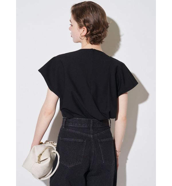 ELENDEEK「ASYME DRAPE BL」|シャツ・ブラウス|