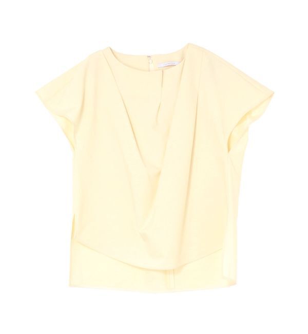 ELENDEEK「ASYME DRAPE BL」|シャツ・ブラウス|イエロー