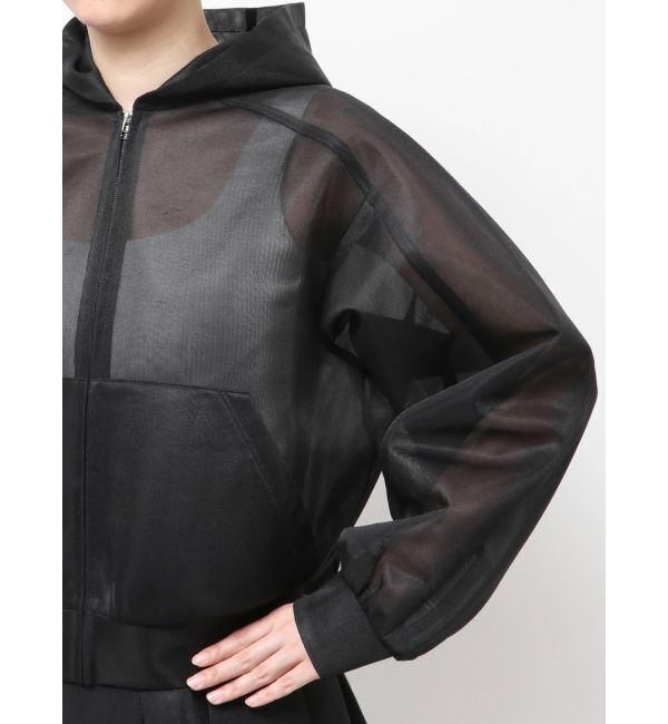 ELENDEEK「MESH BONDING HOODIE」|ブルゾン・スタジャン|