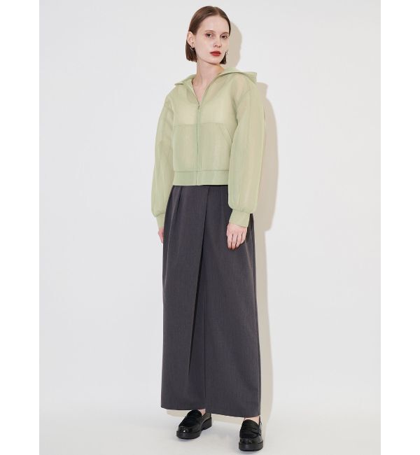 ELENDEEK「MESH BONDING HOODIE」|ブルゾン・スタジャン|