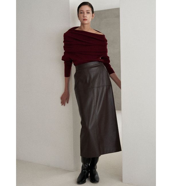 ELENDEEK「ASYMMETRY DRAPE KT」|ニット・セーター|