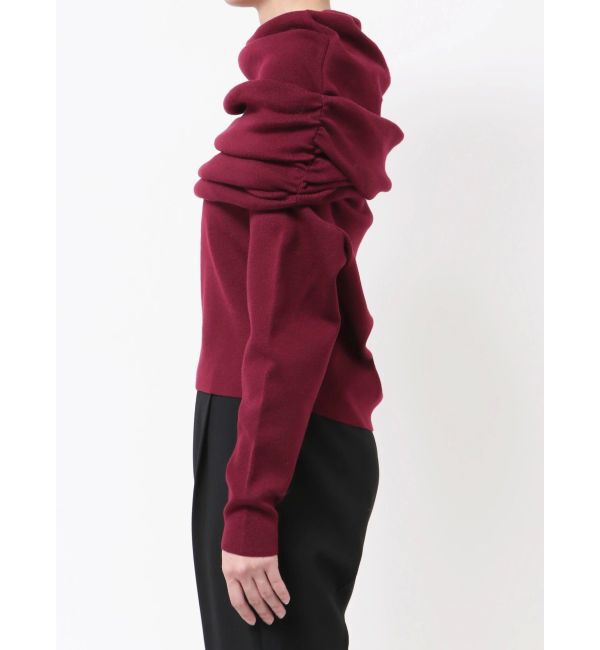 ELENDEEK「ASYMMETRY DRAPE KT」|ニット・セーター|