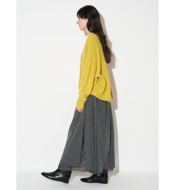 ELENDEEK「SLIT PLEATS SK」|スカート|