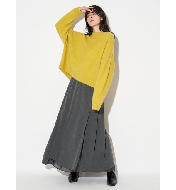 ELENDEEK「SLIT PLEATS SK」|スカート|