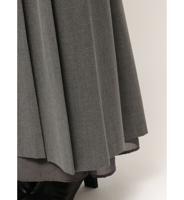 ELENDEEK「SLIT PLEATS SK」|スカート|