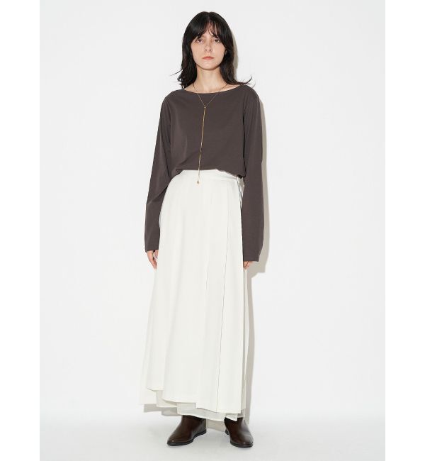 ELENDEEK「SLIT PLEATS SK」|スカート|
