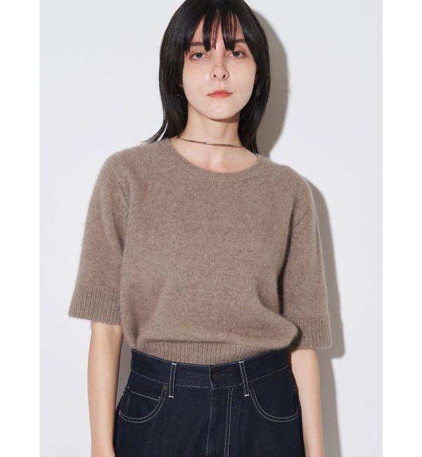 ELENDEEK「CN RACCOON COMPACT KT」|ニット・セーター|ベージュ