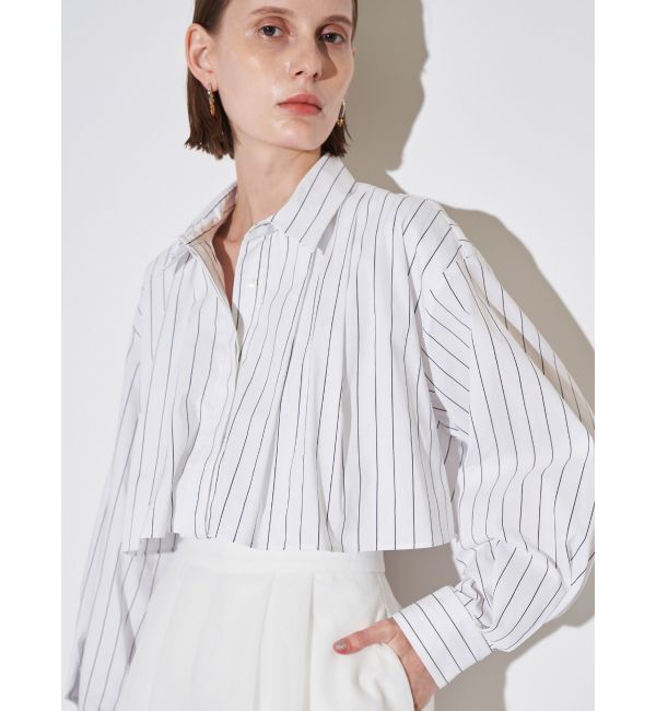 ELENDEEK「STRIPE LAYERED SHIRT」|シャツ・ブラウス|