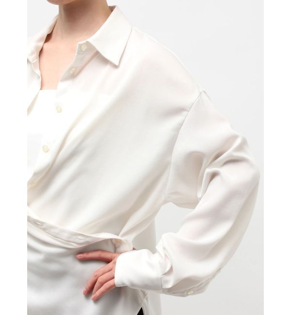 ELENDEEK「SATIN CACHECOEUR SH」|シャツ・ブラウス|